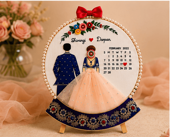 Couple Memories Personalized Birthday Hoop image